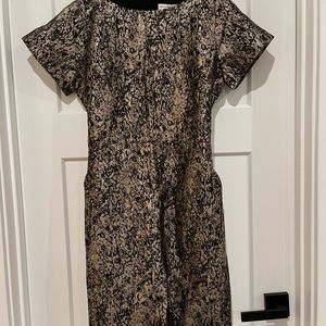 Molly Bracken Cute black and gold mini dress